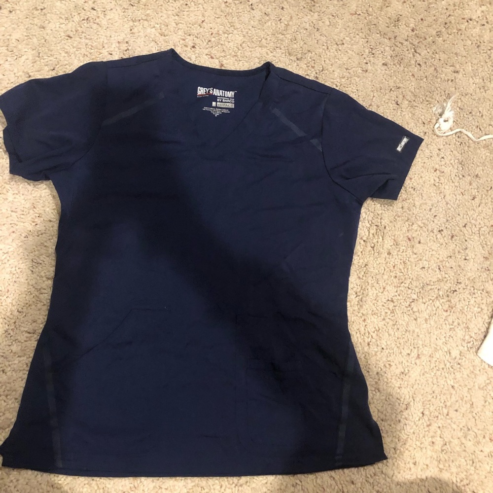 Greys anatomy scrub set, navy blue